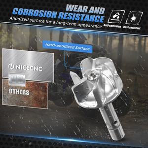 Arbre d'impeller de pompe à eau en aluminium usiné NiceCNC pour <span class=keywords><strong>Yamaha</strong></span> <span class=keywords><strong>Raptor</strong></span> 700 <span class=keywords><strong>700R</strong></span> 2006-2021 <span class=keywords><strong>2022</strong></span> 2023 2024 2025 2026 1S3-12450-00-00 - Product Image 5