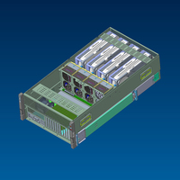 Châssis Serveur IA 5U Haute Performance pour 4 Cartes GPU PCIe 5.0 (4090/5090) – Idéal pour le Rendu et les Cartes Mères EATX