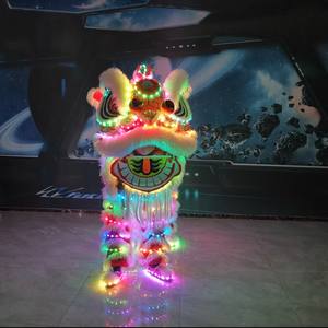 Fábrica China Tamaño normal Rendimiento de China Traje de danza del león LED Cultura China Bailando León Danza del león <span class=keywords><strong>Dos</strong></span> <span class=keywords><strong>personas</strong></span> - Product Image 5