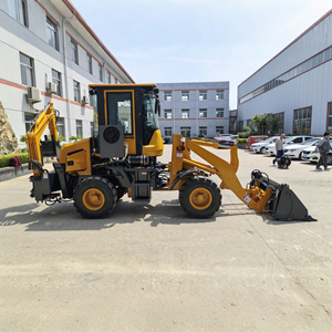 送料無料 油圧ハンマー バックホーローダー 掘削機 ホイールフロントローダー エンジン付き 販売中 - Product Image 3