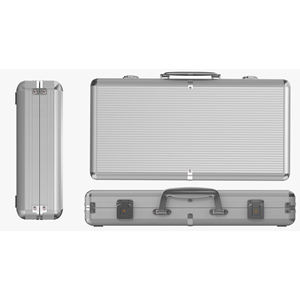 Maletín de aluminio con caja fuerte de metal duro para llevar billetes en efectivo - Product Image 4