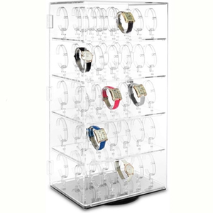 RAY YI Custom Retail Store Watch <strong>Rotating</strong> Acrylic <strong>Display</strong> Stand Acrylic Watch <strong>Display</strong> <strong>Case</strong> - Product Image 3