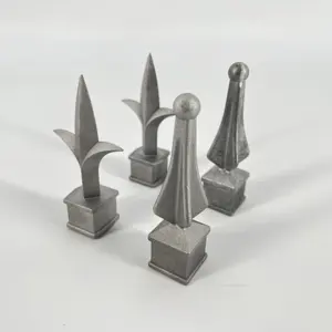 3/4 Inch 19mm Popular Aluminum Fence Spear Finials Aluminum Cast Fence Spears