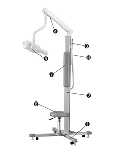 EUR VET Prix bas Équipement vétérinaire de radiographie pour animaux avec chaise à l'hôpital - Product Image 3