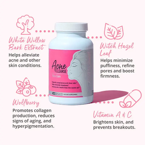 Suplemento Probiótico para el Acné de Marca Privada OEM ODM con Mezcla de 9 Cepas, EGCG y Guggul, Apoyo para el Eje Cutáneo y el Acné Hormonal - Product Image 4