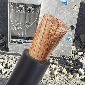 גמיש 1/0 ריתוך נחושת כבל 16 מ "ר גומי מבודדים 220v ליבה אחת ליבה אחת עם כבלים Pvc - Product Image 2