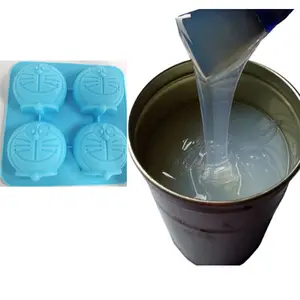 Caoutchouc de silicone liquide vulcanisé à température ambiante à deux composés RTV-2 pour la fabrication de moules alimentaires