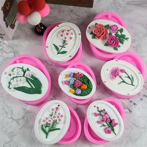 Y fiore auto Freshie <span class=keywords><strong>Silicone</strong></span> resina epossidica per la realizzazione di sapone perline ciondolo candela resina - Product Image 3