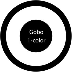 Logo personnalisé pour la publicité gobo en verre dichroïque en couleurs - Product Image 5