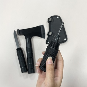 LHKA103 manico staccabile kit di sopravvivenza nero campeggio caccia ascia tattica Multi-Tool martello ascia coltello combo con custodia in nylon - Product Image 5