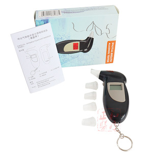 เครื่องตรวจวัดแอลกอฮอล์แบบพกพา Zhenghe ขนาด 118 มม. x 70 มม. x 28 มม. ใช้เซ็นเซอร์เซมิคอนดักเตอร์ ใช้ได้ทั้งในรถยนต์และที่บ้าน - Product Image 2