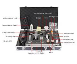 Viktec <span class=keywords><strong>Kit</strong></span> di strumenti per la <span class=keywords><strong>riparazione</strong></span> di vetri per Auto professionali <span class=keywords><strong>Kit</strong></span> di <span class=keywords><strong>riparazione</strong></span> per <span class=keywords><strong>parabrezza</strong></span> di vetro per Auto - Product Image 2