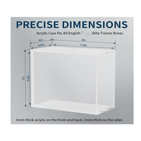 Boîte de protection en acrylique transparente pour ETB-S Booster Box avec fermeture magnétique et chargement par le haut facile