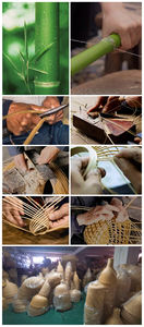 Modern Woven Chandelier <strong>Lamp</strong> Dining <strong>Bamboo</strong> Ceilings Decorative Kitchen <strong>Lamp</strong> <strong>Shade</strong> Woven Oversized Rattan Cane Pendants Light - Product Image 3
