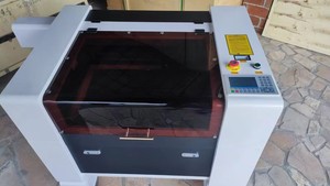 Out Slide đường sắt mô-đun tự động foucus Laser Cutter 4060 RUIDA khắc <span class=keywords><strong>3D</strong></span> máy với reci Ống S & một cw3000 Máy làm lạnh lưỡi thanh giường - Product Image 3