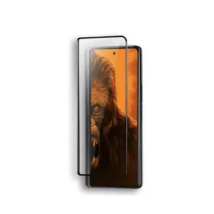 高级钢化玻璃屏幕保护器三星Z折叠5黑框终极保护您的手机屏幕