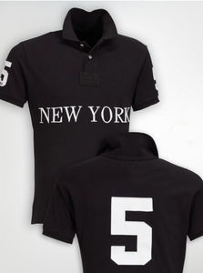 <span class=keywords><strong>Polo</strong></span> pour <span class=keywords><strong>homme</strong></span> <span class=keywords><strong>Lauren</strong></span>, marque urbaine décontractée, 100% Coton, brodé, motif uni, en tissu tricoté respirant, Chicago City <span class=keywords><strong>Polo</strong></span> - Product Image 3