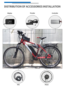 2025 thiết kế mới thông minh hiển thị xe đạp điện chuyển đổi Kit 26 ''/27.5'' MTX 2000W Xe máy điện chuyển đổi Bộ dụng cụ - Product Image 3