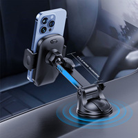 Support de téléphone universel étanche pour tableau de bord de voiture, ventouse pour tous les smartphones Google (matériel PS+silicone)