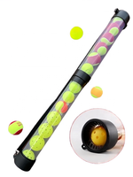 Tube télescopique léger en plastique pour ramasser les balles de tennis, outil portable pour le court de tennis des enfants