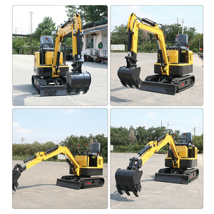 China Mini excavadora 1000kg pequeño sobre orugas cavando el precio de la máquina - Product Image 5