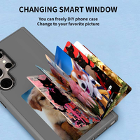 Étui de téléphone portable Samsung Galaxy S24 Plus NFC, vente en gros, étui de téléphone portable intelligent avec écran E-ink