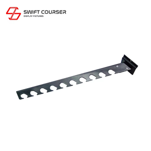 Swift Courser para montaje sencillo, diseño de tienda, soporte colgante para tubos de driver de golf, estante de exhibición de madera para pared de lamas - Product Image 6