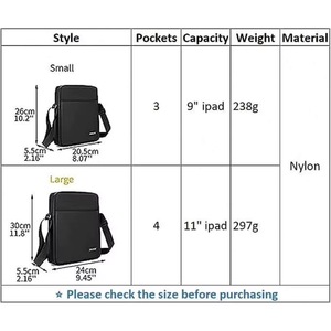 Fábrica BSCI, Bolso Bandolera Pequeño Personalizado para Hombre, Bolso de Hombro Impermeable, Bolso para Teléfono Celular para Hombre - Product Image 3
