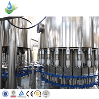 Machine de remplissage automatique d'eau minérale, usine d'embouteillage d'eau purifiée à petite échelle pour les petites entreprises