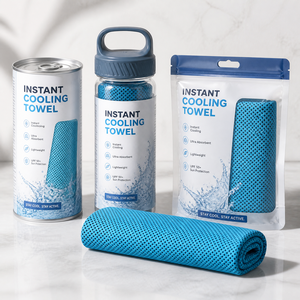 Wholesale Custom <b>Cooling</b> <b>Towel</b> UPF 50+ Quick Dry Sweat Wicking 100% <b>Cooling</b> Polyester Instant Ice <b>Neck</b> <b>Towel</b> OEM Factory - Product Image 1