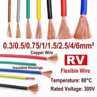 Câbles électriques résidentiels en cuivre isolés en PVC, gaine jaune, diamètres 4mm/2.5mm/6mm, personnalisés pour la maison