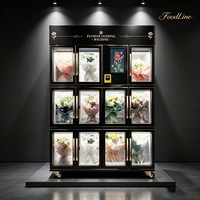 Distributeur automatique de fleurs 24h/24 et 7j/7, sans surveillance, avec contrôle de la température, pour bouquets frais