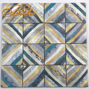 Azulejo de pared de mosaico de aluminio, diseño de fondo del mar Mediterráneo para decoración del hogar, revestimiento de paredes interiores comerciales y residenciales - Product Image 5