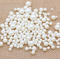 Haute luminosité ABS Imitation perle bricolage vêtement perles accessoire plastique sans trous pour perles JIARUI BEAD-003 rond Durable