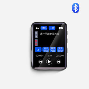 หน้าจอแสดงผลขนาด 2 นิ้วเครื่องเล่น MP3 แบบพกพา BT 5.0 เครื่องเล่นเพลงหน้าจอสัมผัสพร้อมลำโพงรองรับการบันทึกวิทยุ FM อีบุ๊ก - Product Image 4