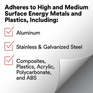 Cho hai mặt chịu nhiệt chết cắt Acrylic bọt Băng RP + 110gp áp lực nhạy cảm màu xám dày 1.1mm - Product Image 3