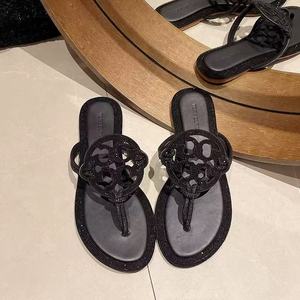 Sandali infradito da spiaggia estivi da <span class=keywords><strong>donna</strong></span> <span class=keywords><strong>scarpe</strong></span> morbide da esterno firmate aperte da <span class=keywords><strong>donna</strong></span> <span class=keywords><strong>scarpe</strong></span> comode alla moda pantofole - Product Image 1