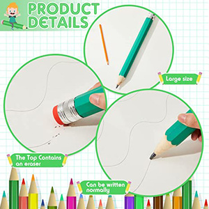 Lápiz Grande Gigante para Niños, Juguete de Madera de 35cm, Jumbo Grafito, Adorable, a la Moda, DIY, para Carpintería, Regalos - Product Image 3