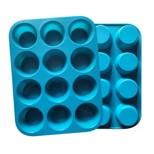 Alimentos grado molde de la torta de la pastelería 12 cavidad de silicona de molde de Muffin molde - Product Image 6