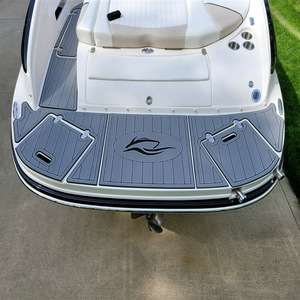Plancher en teck EVA moderne pour yacht Rinker 192 de 2005, imperméable, antidérapant, carré, à clipser facilement, pour usage extérieur, disponible pour - Product Image 3