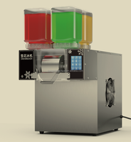 Machine à Glace Pilée et Barbotine Automatique en Acier Inoxydable, Usage Commercial et Domestique, avec Refroidissement par Eau
