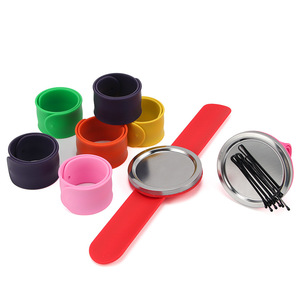Bracelet magnétique en silicone, forme ronde ou carrée, qualité salon, accessoire unisexe, couleur aléatoire Jsl 1051 - Product Image 2