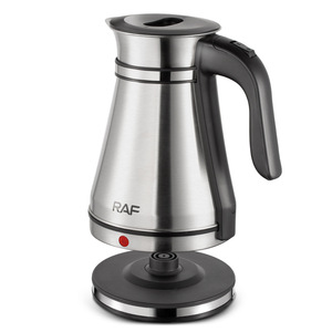 1.5L Stainless Steel Cordless Electric <b>Water</b> <b>Kettle</b> Curved-neck Spout Fast Boiling Boil-Dry Temperature Control for Car Outdoor - Product Image 3