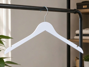 Cintres en bois antidérapants avec encoches, gain de place, pour magasins de vêtements et hôtels - Offre Spéciale - Product Image 6