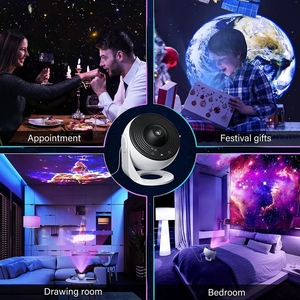 <span class=keywords><strong>Projecteur</strong></span> de planétarium, 13 diapositives, ciel étoilé à <span class=keywords><strong>360</strong></span> degrés, lampe LED, projection de <span class=keywords><strong>galaxie</strong></span>, veilleuse pour chambre à coucher, décoration de chambre d'enfant - Product Image 2