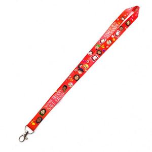 Personalized <b>Polyester</b> <b>Lanyards</b> with Logo Custom Printed 20mm Durable Eco-Friendly No Minimum Order - Product Image 3