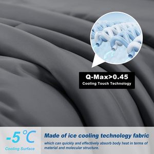 منتجات جديدة الصيف ينامون حرير رائع مزدوج الوجهين نايلون رمي الجسم الجليد لحاف تبريد - Product Image 2