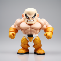 Modèles 3D personnalisés Figurines Statues Jouets en PVC Figurines miniatures de joueurs de football Figurines d'action de joueur de football en plastique PVC