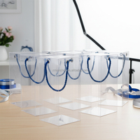 Großhandel Rechteckige Faltbare Kleine Verpackung Klare PVC PET Geschenkbox Tragbare Transparente PP PET Klare Quadratische PVC Plastikboxen