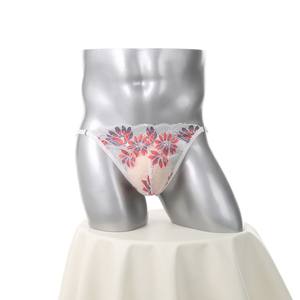 Slip Sexy <span class=keywords><strong>in</strong></span> <span class=keywords><strong>Pizzo</strong></span> Floreale Ricamato <span class=keywords><strong>in</strong></span> Nylon Spandex, Slip a Vita Bassa Traspirante Antibatterico Sportivo con Tasca a U Convessa, Bikini Tentazione T - Product Image 5